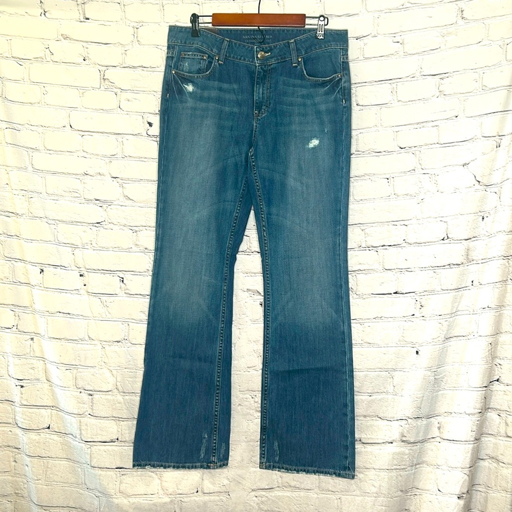 Banana Republic Classic Boot Cut Jeans Size 12 Brand New W/Tags